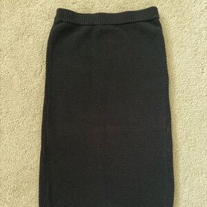 Hailee Sweater Skirt in Black
